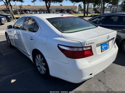 2008 LEXUS LS 460 White  Gasoline JTHBL46F285078294 photo #4