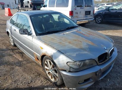 2004 BMW 330CI Gray  Gasoline WBABD53464PL13654 photo #1