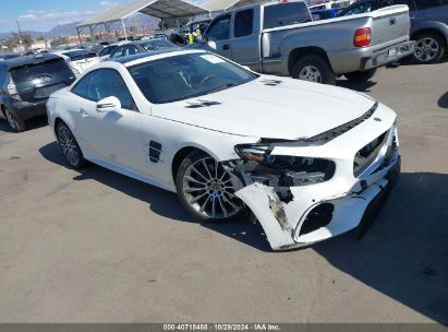 2018 MERCEDES-BENZ SL 550 White  Gasoline WDDJK7DA1JF052140 photo #1