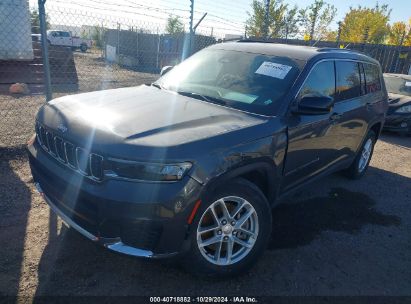 2023 JEEP GRAND CHEROKEE L LAREDO 4X4 Gray  Gasoline 1C4RJKAGXP8805107 photo #3