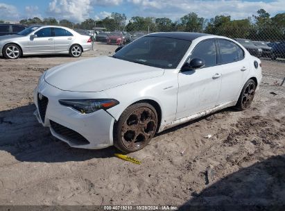 2022 ALFA ROMEO GIULIA VELOCE TI RWD White  Gasoline ZARFAMBN3N7663428 photo #3