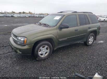 2002 CHEVROLET TRAILBLAZER LS Green  Gasoline 1GNDT13S322149402 photo #3