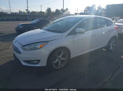 2015 FORD FOCUS TITANIUM White  Gasoline 1FADP3N26FL269738 photo #3