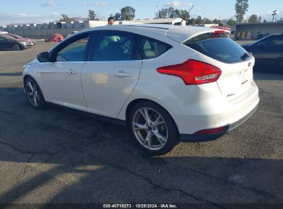 2015 FORD FOCUS TITANIUM White  Gasoline 1FADP3N26FL269738 photo #4