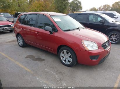 2008 KIA RONDO LX BASE Red  Gasoline KNAFG525087200324 photo #1