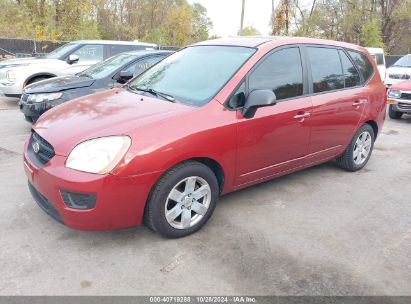 2008 KIA RONDO LX BASE Red  Gasoline KNAFG525087200324 photo #3