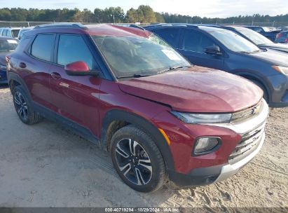 2023 CHEVROLET TRAILBLAZER FWD LT Red  Gasoline KL79MPS27PB217804 photo #1