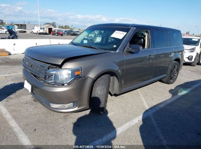 2013 FORD FLEX SEL Gray  Gasoline 2FMGK5C80DBD16912 photo #3