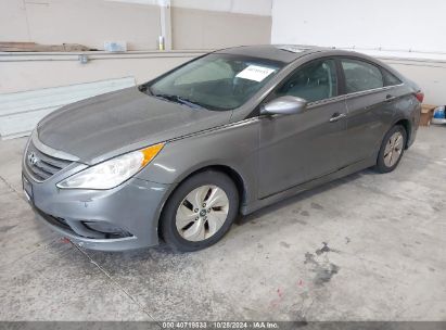 2014 HYUNDAI SONATA GLS Gray  Gasoline 5NPEB4AC5EH815725 photo #3