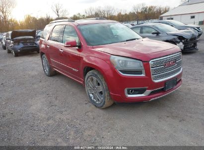 2014 GMC ACADIA DENALI Red  Gasoline 1GKKVTKD3EJ288274 photo #1