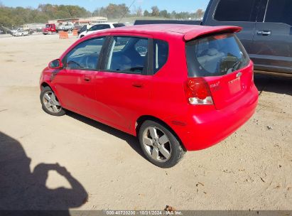 2008 CHEVROLET AVEO 5 LS Red  Gasoline KL1TD66648B077672 photo #4