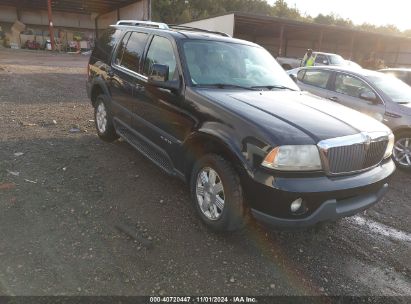 2004 LINCOLN AVIATOR Black  Gasoline 5LMEU88H54ZJ39599 photo #1