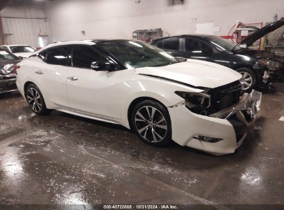 2018 NISSAN MAXIMA 3.5 PLATINUM White  Gasoline 1N4AA6AP2JC388175 photo #1