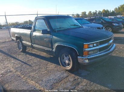 1997 CHEVROLET C1500 FLEETSIDE Green  Gasoline 1GCEC14W9VZ187694 photo #1