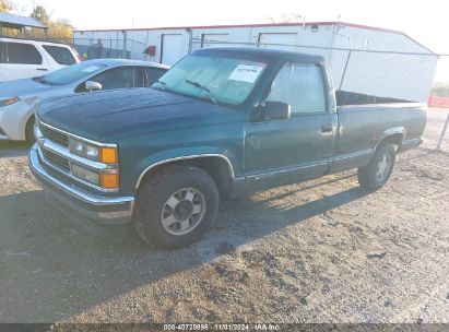 1997 CHEVROLET C1500 FLEETSIDE Green  Gasoline 1GCEC14W9VZ187694 photo #3