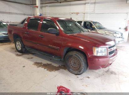 2008 CHEVROLET AVALANCHE LS Maroon  Flexible Fuel 3GNFK123X8G227356 photo #1