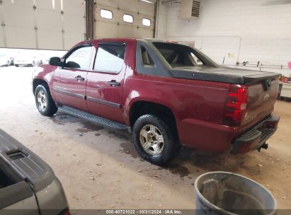 2008 CHEVROLET AVALANCHE LS Maroon  Flexible Fuel 3GNFK123X8G227356 photo #4