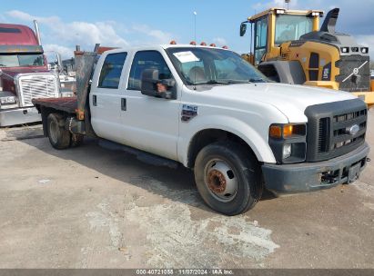 2008 FORD F-350 CHASSIS LARIAT/XL/XLT White  Diesel 1FDWW36R98EB35553 photo #1