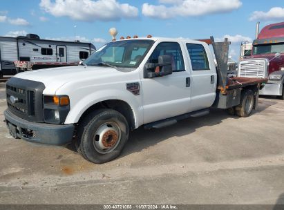 2008 FORD F-350 CHASSIS LARIAT/XL/XLT White  Diesel 1FDWW36R98EB35553 photo #3