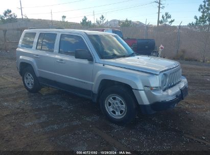 2014 JEEP PATRIOT SPORT Gray  Gasoline 1C4NJRBB5ED591772 photo #1