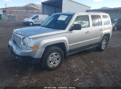 2014 JEEP PATRIOT SPORT Gray  Gasoline 1C4NJRBB5ED591772 photo #3