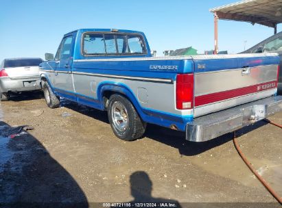 1985 FORD F150 Blue  Gasoline 1FTCF15Y4FPA21904 photo #4