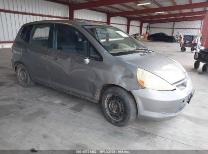 2007 HONDA FIT Gray  Gasoline JHMGD38497S014911 photo #1