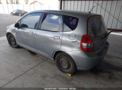 2007 HONDA FIT Gray  Gasoline JHMGD38497S014911 photo #4