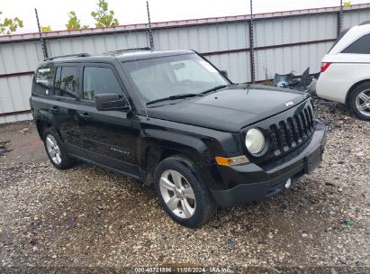 2013 JEEP PATRIOT LATITUDE Black  Gasoline 1C4NJRFB6DD174346 photo #1