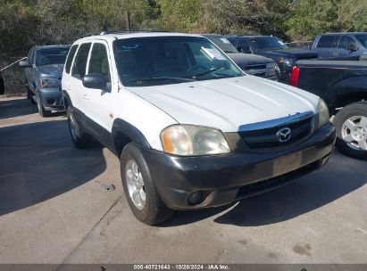 2003 MAZDA TRIBUTE LX V6 White  Gasoline 4F2YZ04173KM05423 photo #1