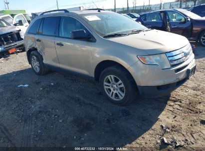 2007 FORD EDGE SE Gold  Gasoline 2FMDK36C67BA46175 photo #1