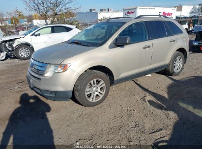 2007 FORD EDGE SE Gold  Gasoline 2FMDK36C67BA46175 photo #3