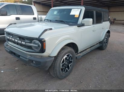 2022 FORD BRONCO OUTER BANKS Gray  Gasoline 1FMDE5BH7NLB86088 photo #3