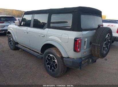 2022 FORD BRONCO OUTER BANKS Gray  Gasoline 1FMDE5BH7NLB86088 photo #4