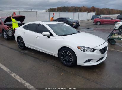 2014 MAZDA MAZDA6 I GRAND TOURING White  Gasoline JM1GJ1W6XE1116935 photo #1