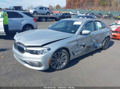 2018 BMW 540I XDRIVE Silver  Gasoline WBAJE7C5XJWD53303 photo #3