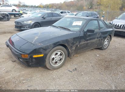 1987 PORSCHE 944 Black  Gasoline WP0AB0946HN474585 photo #3