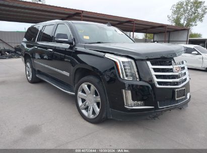 2020 CADILLAC ESCALADE ESV 4WD LUXURY Black  Gasoline 1GYS4HKJ2LR271458 photo #1