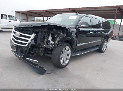 2020 CADILLAC ESCALADE ESV 4WD LUXURY Black  Gasoline 1GYS4HKJ2LR271458 photo #3