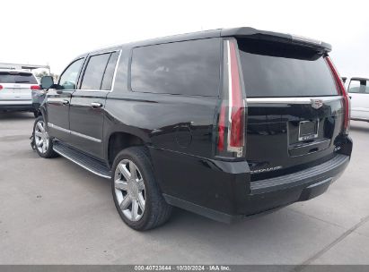 2020 CADILLAC ESCALADE ESV 4WD LUXURY Black  Gasoline 1GYS4HKJ2LR271458 photo #4