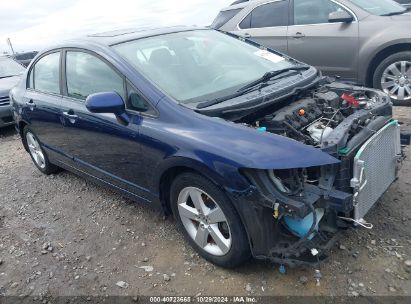 2008 HONDA CIVIC EX Blue  Gasoline 1HGFA16858L091823 photo #1