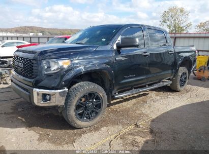 2019 TOYOTA TUNDRA SR5 5.7L V8 Black  Flexible Fuel 5TFDW5F10KX799267 photo #3