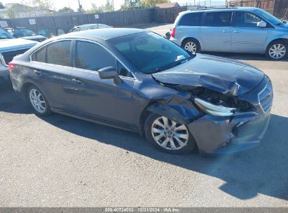 2017 SUBARU LEGACY 2.5I PREMIUM Gray  Gasoline 4S3BNAC68H3021981 photo #1