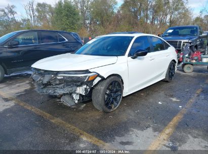 2024 HONDA CIVIC SI BASE (M6) White  Gasoline 2HGFE1E54RH475991 photo #3