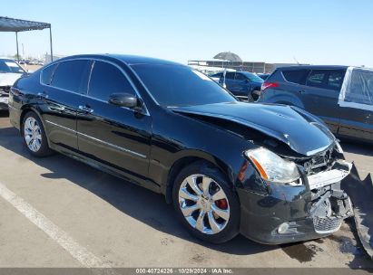 2008 INFINITI M45 Black  Gasoline JNKBY01E88M500390 photo #1