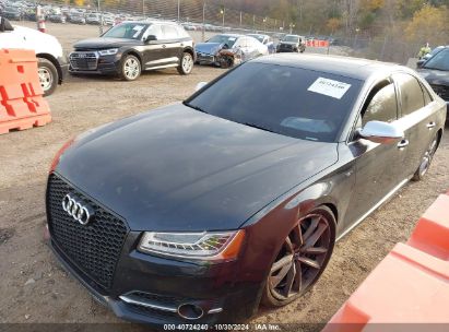 2017 AUDI S8 4.0T PLUS Black  Gasoline WUAJ5AFD5HN900299 photo #3