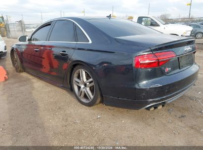 2017 AUDI S8 4.0T PLUS Black  Gasoline WUAJ5AFD5HN900299 photo #4