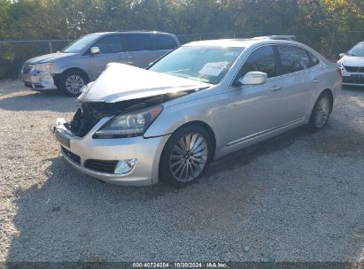 2016 HYUNDAI EQUUS SIGNATURE Silver  Gasoline KMHGH4JH3GU106251 photo #3