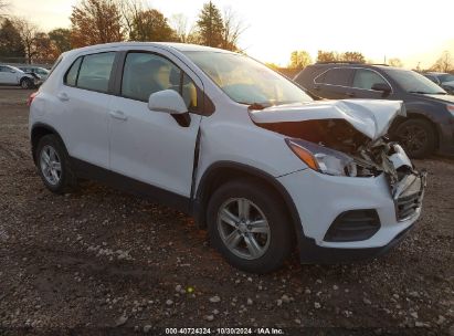 2019 CHEVROLET TRAX LS White  Gasoline 3GNCJKSB5KL334915 photo #1