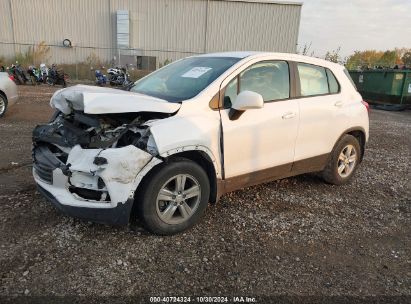 2019 CHEVROLET TRAX LS White  Gasoline 3GNCJKSB5KL334915 photo #3